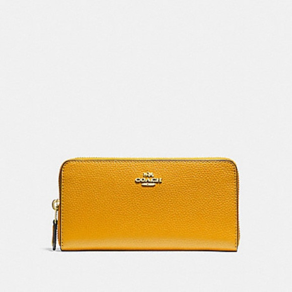 New Coach Accordion Zip Wallet